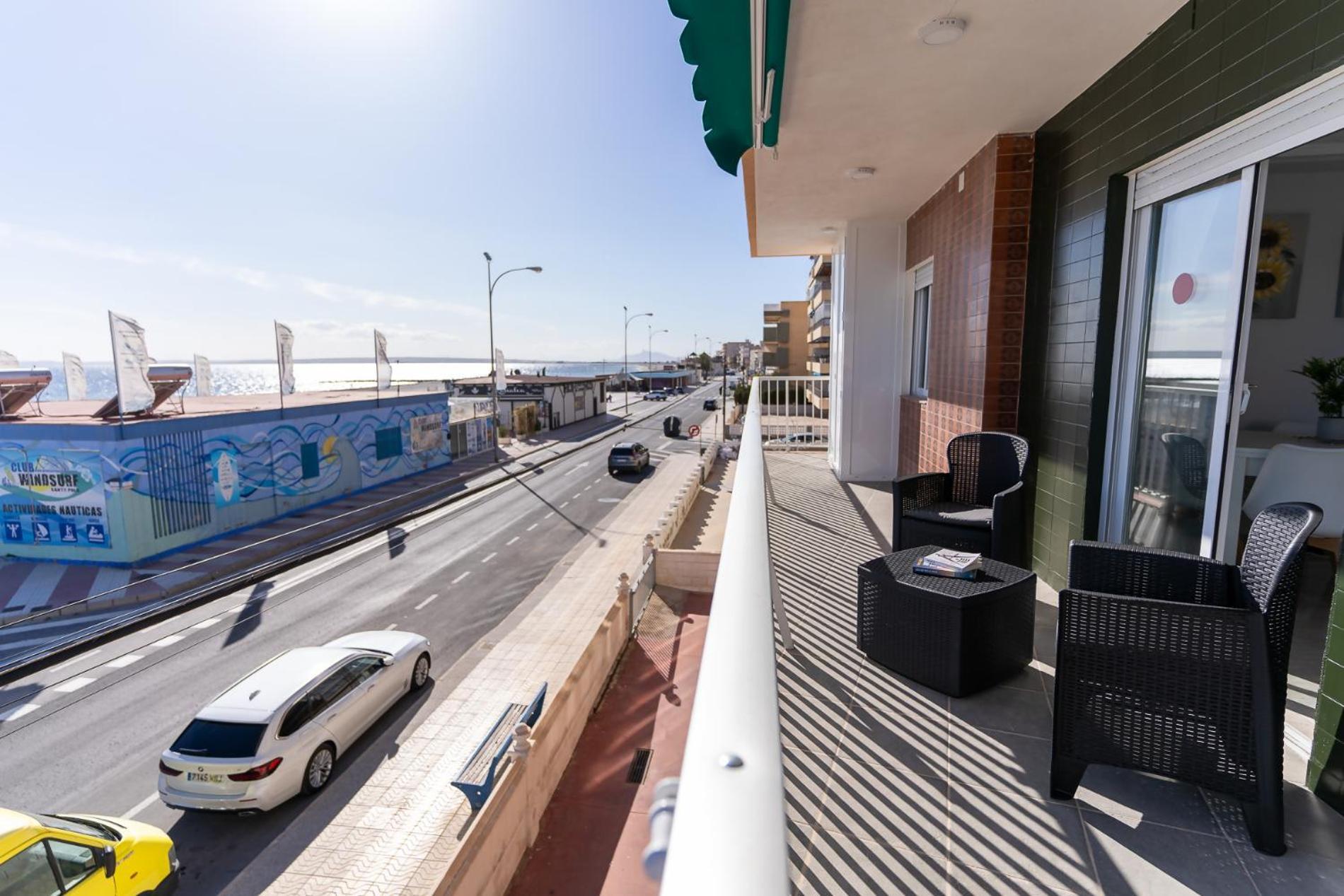 Rentafive Primera Linea Terraza Reformado Santa Pola Exterior photo